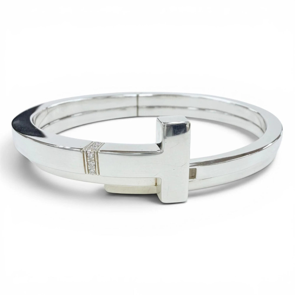 TIFFANY Silver Diamond Bracelet